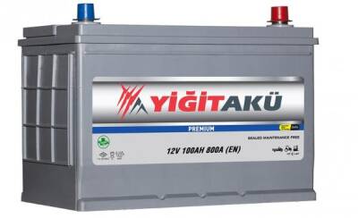 12 V 100 Ah Alçak Yiğit Akü - YİĞİT AKÜ