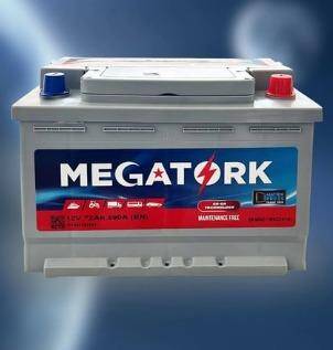 12 Volt 72 Amper Megatork Akü - MEGATORK