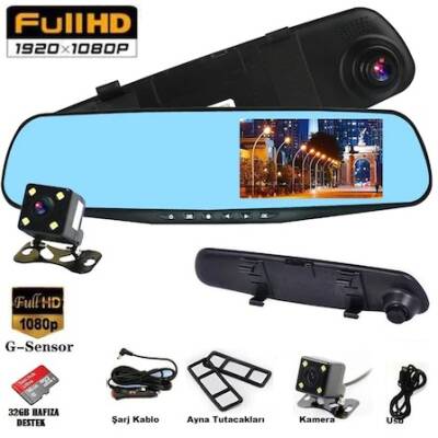 Audiomax Mx-705R Kayıtlı Dikiz Ayna Ekran Ön Ve Arka Kameralı - DİĞER