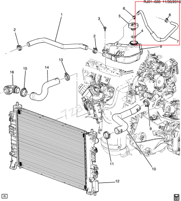 Aveo T300 Dizel Ek Depo Tahliye Borusu Gm - GM