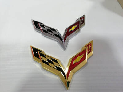 Chevrolet Çamurluk Arma Bayrak Gold/Bronz - 2