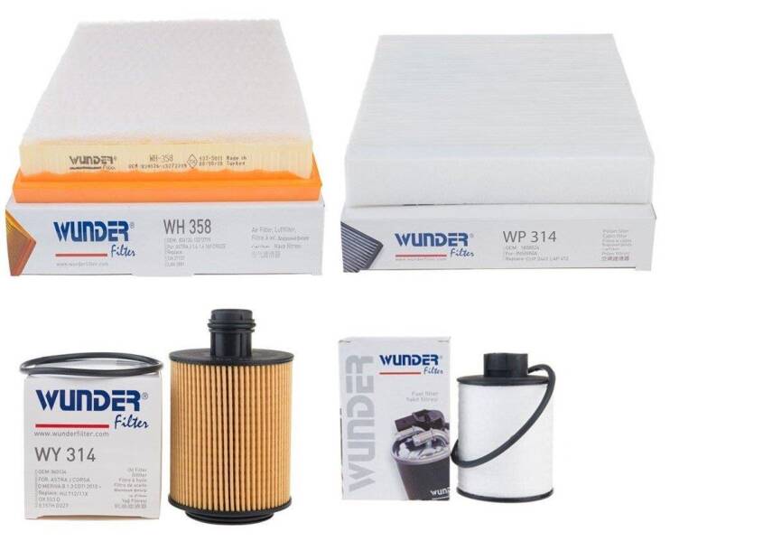 Chevrolet Cruze 2.0 Dizel Periyodik Filtre Bakım Seti - 1