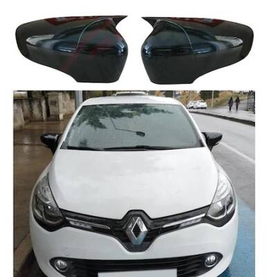 Clio 4 2012-2019 Batman Ayna Kapak Piano Black Yarasa Ayna Kapağı - İTHAL