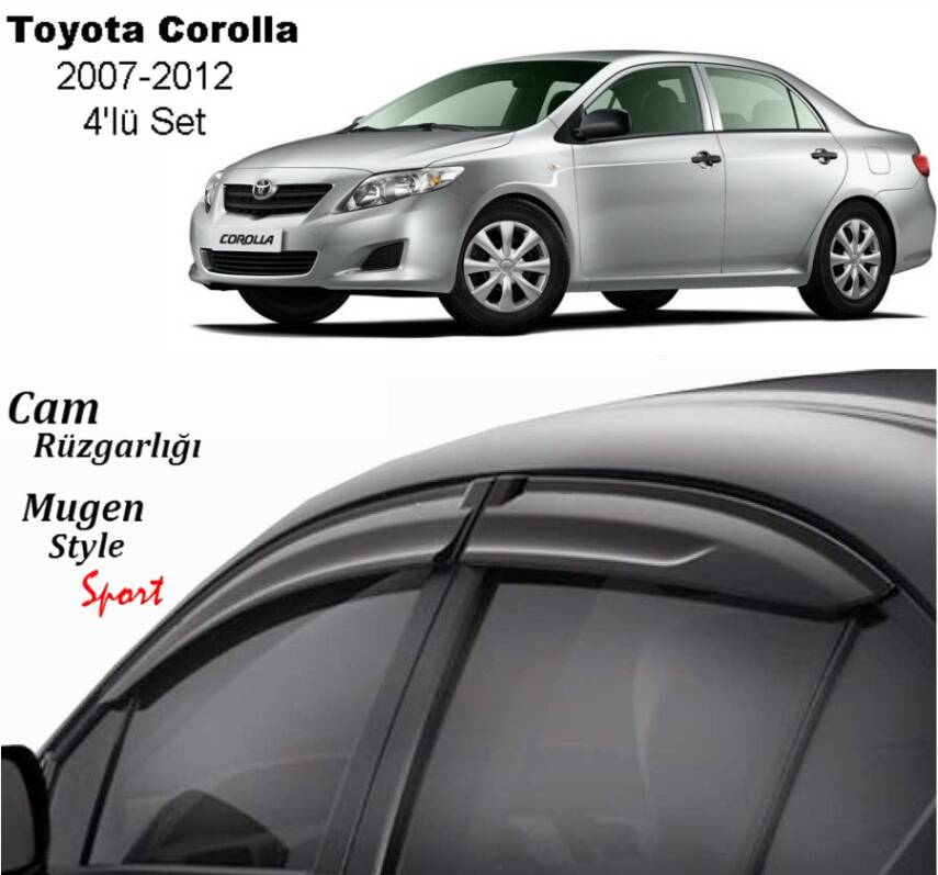 Corolla 2007-2012 Cam Rüzgarlığı Sunplex - 1