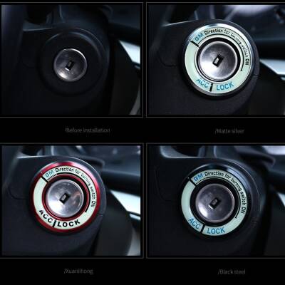 Cruze / Aveo / Astra Kontak Halkası Fosfor Kaplama Siyah - 4