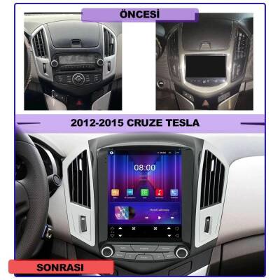 Cruze Yeni Göğüs Tesla Multimedya 4/64 Carplay Kablosuz 2012- Sonrası - ARLOX