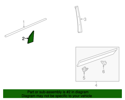 Dikiz Ayna Üçgeni Dış Sağ Captıva C100 Captıva C140 - 1