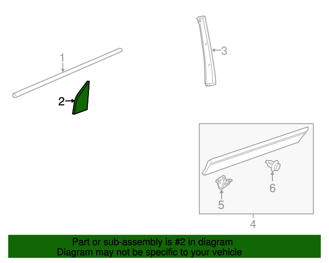 Dikiz Ayna Üçgeni Dış Sağ Captıva C100 Captıva C140 - 1