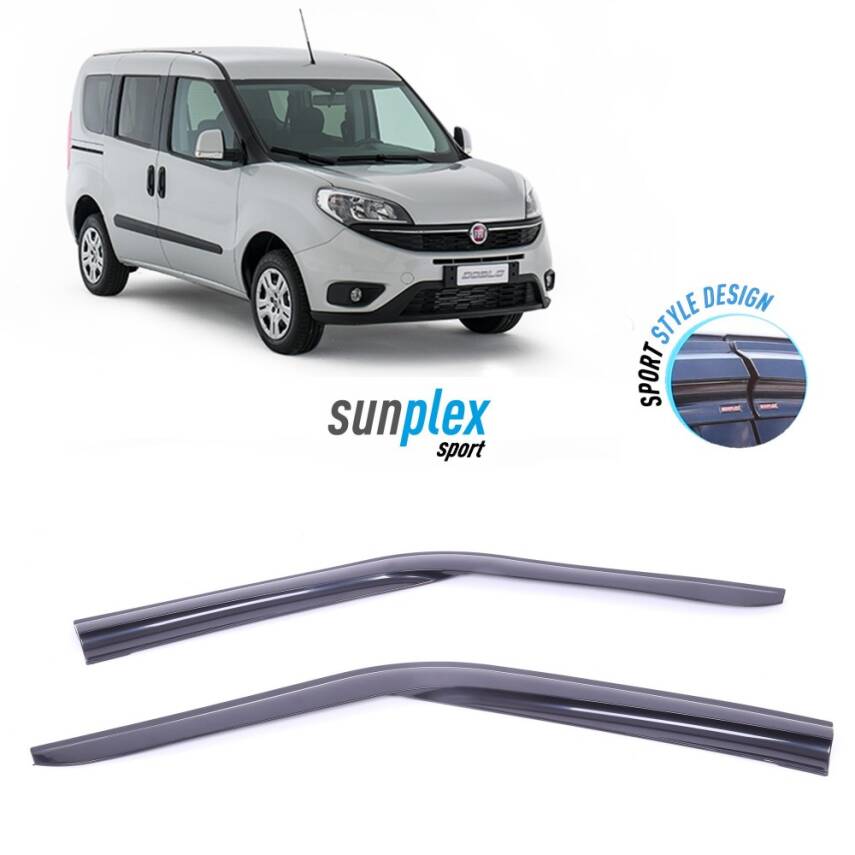 Fiat Doblo 2 Cam Rüzgarlığı Sunplex - 1