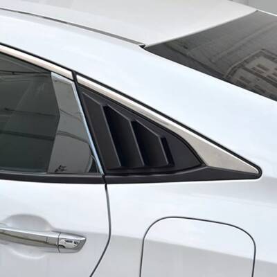 Honda Civic Fc5 Arka Kelebek Cam Rüzgarlığı Parlak Siyah - 4