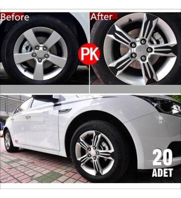 Jant Sticker Cruze 20 Li Set Cruze Karbon - 1