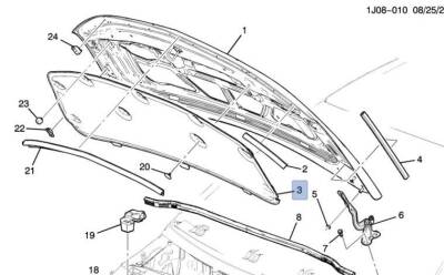 Kaput İzalatörü Döşemesi Aveo T300 - GM