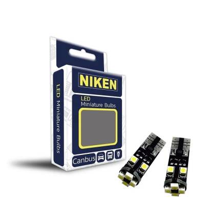 Niken Led Ampul T10 Canbus Park Ledi 8 Ledli 12V Takım 2Li - NİKEN