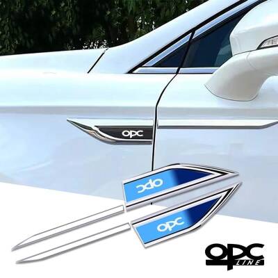 Opc Metal Çamurluk Vent Seti Sağ Sol Black Edition - İTHAL