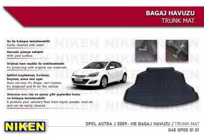 Opel Astra J 2009 Hb Bagaj Havuzu Niken - NİKEN