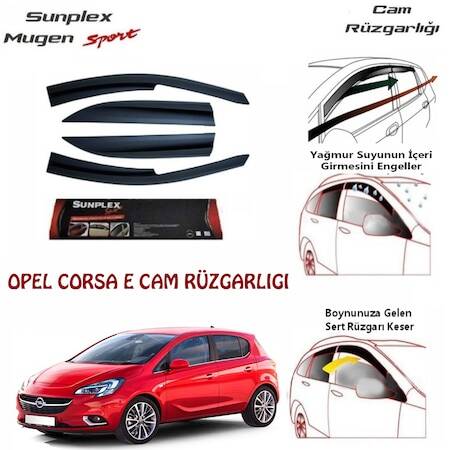 Opel Corsa E Cam Rüzgarlığı Sunplex - 1