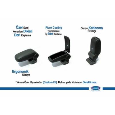 Peugeot 208 Siyah Kol Dayama Omsa - UMTAUTO PART