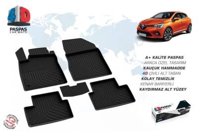 Renault Clio 5 4D Paspas Siyah Omsa 2019- - OMSA