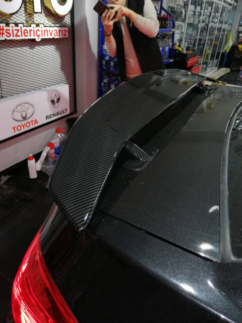 Sedan Bagaj Üstü Spoiler Ledli Boyasız Tüm Araçlar İçin - 1