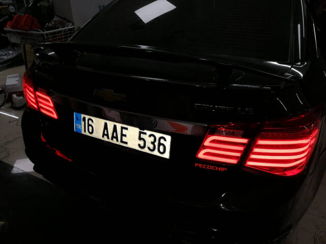 Sedan Bagaj Üstü Spoiler Ledli Boyasız Tüm Araçlar İçin - 2