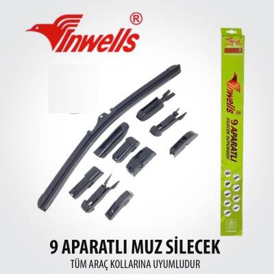 Silecek 9 Aparatlı 430 Mm Muz Tip Inwells - İNWELLS