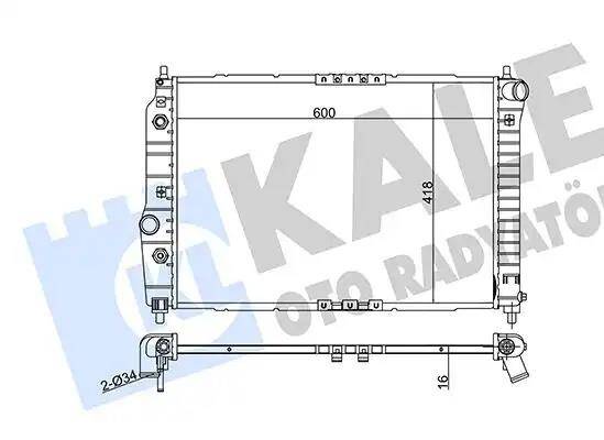 Su Radyatörü Aveo Kalos (600X418) Kale Otomatik - 1