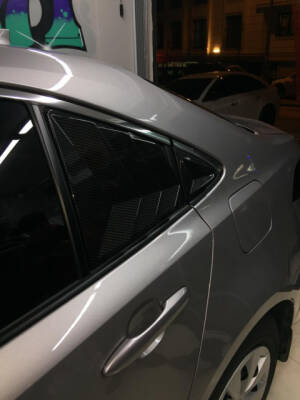 Toyota Corolla 2019 Arka Kelebek Cam Kaplama Spoiler Mat Siyah - UMTAUTO PART