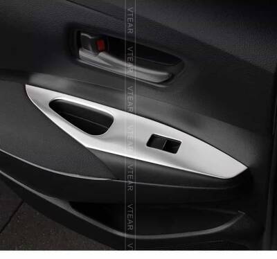 Toyota Corolla 2019 Sonrası E210 Kasa İç Kapı Kol Dayama Cam Düğme Kaplama - 6