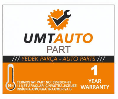Umt 95 Derece Termostat A14Net Turbo Motor Astra J İnsignia Cruze - 2