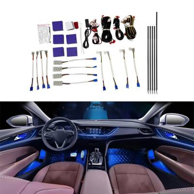 Üniversal Ambians Aydınlatma Seti 64 Renk App Kontrollü Dinamik - UMTAUTO PART