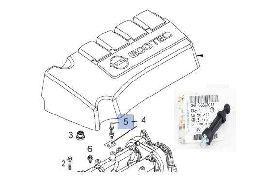 Üst Kapak Saplama Astra H Astra J Corsa C Corsa D Corsa E Meriva A - 1