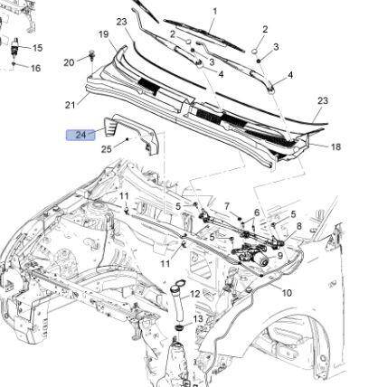 Yağmur Suyu Siperliği Bcm Koruma Hava Yönlendirici Bakaliti Cruze - 1